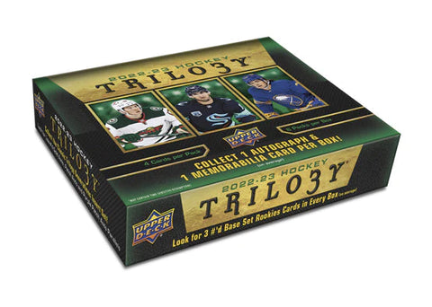 2022-23 Upper Deck Trilogy Hockey Hobby Box *Available In Store Only*