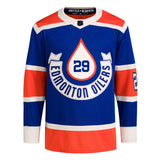 Edmonton Oilers adidas Royal 2023 NHL Heritage Classic Primegreen Authentic Jersey- Leon Draisaitl