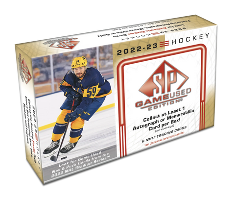 2022-23 Upper Deck SP Game Used Hockey Hobby Box *Available In Store Only*