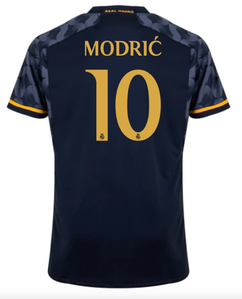 Luka Modrić Real Madrid 23/24 Long Sleeve Away Jersey by adidas