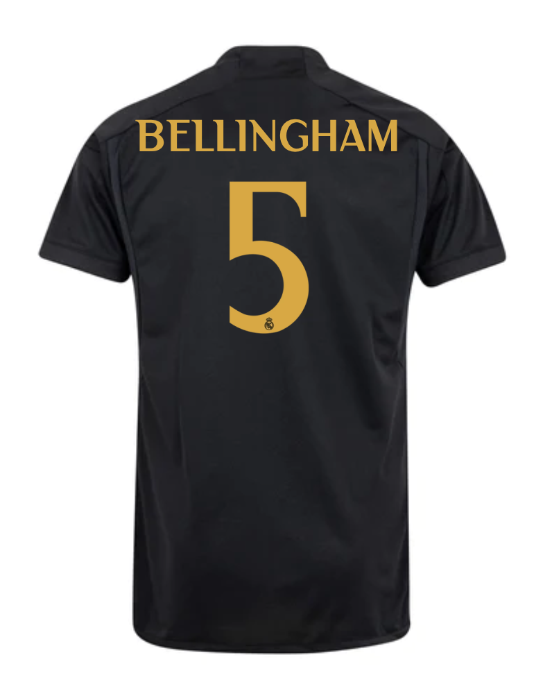 Real Madrid 23/24 3rd Black Jersey Nike Branded -Jude Bellingham – Pro Wear  Sports