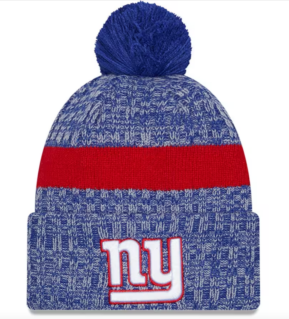 New York Giants New Era 2023 Sideline Cuffed Knit Hat With Pom – Pro Wear  Sports