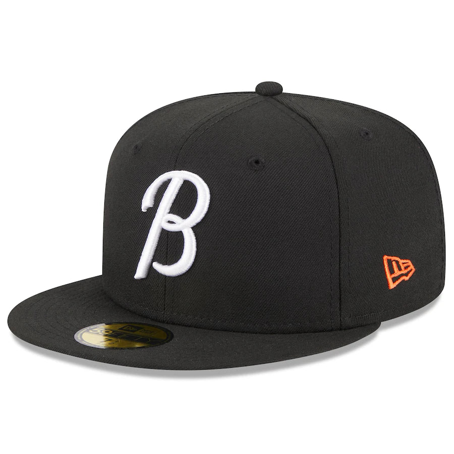 Baltimore Orioles MLB New Era Casquette réglable noire 9Forty
