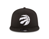 Men's Toronto Raptors New Era Black/White 2019 NBA Champions Side Patch 9FIFTY Snapback Adjustable Hat