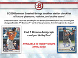 2020 Bowman Baseball Jumbo box