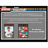 2020 Topps Heritage Baseball Hobby box