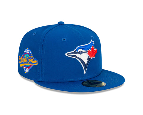 Toronto Blue Jays New Era Blue '93 World Series Side Patch 59FIFTY Fitted Hat
