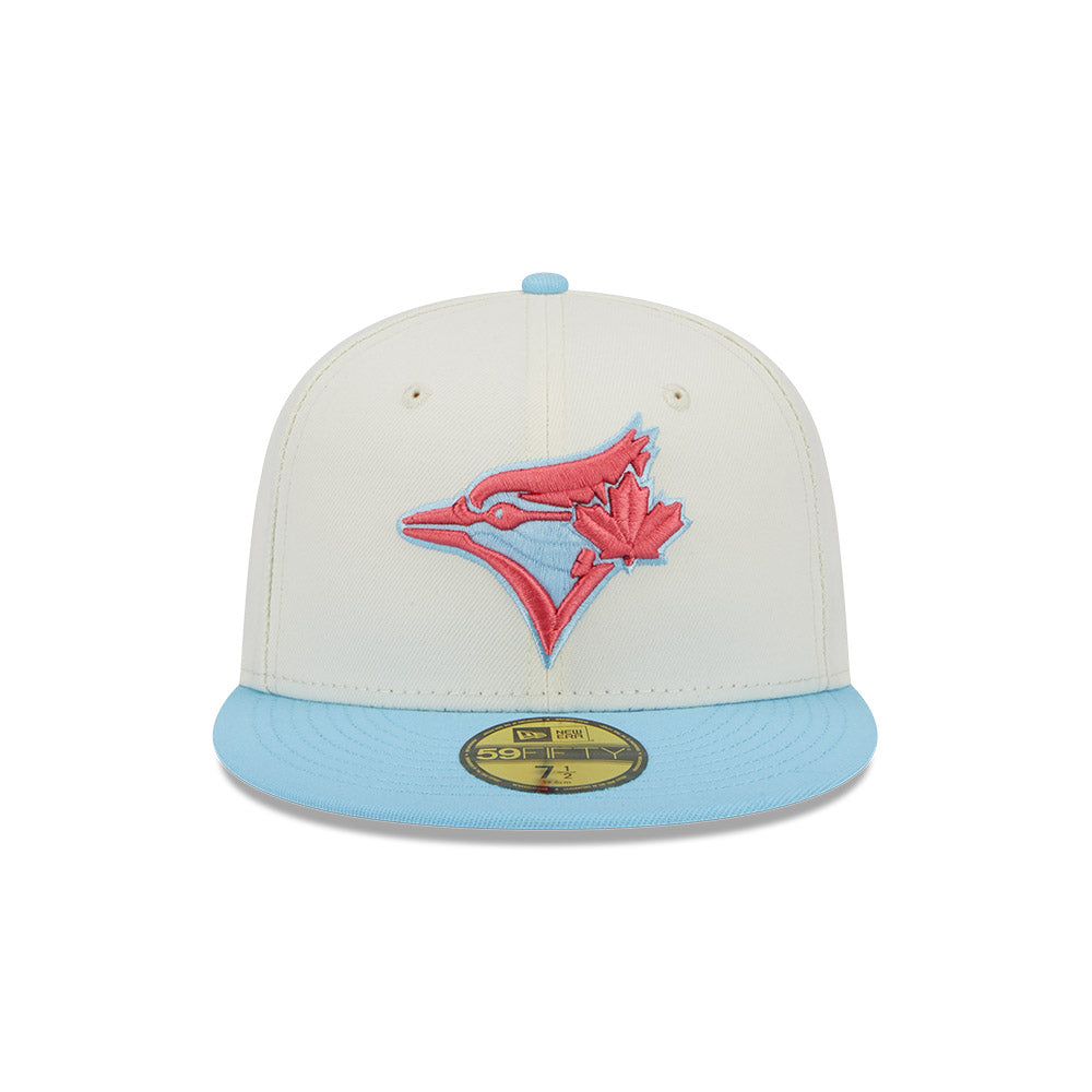 New Era Toronto Blue Jays Light Blue/Red Spring Color Two-Tone 59FIFTY  Fitted Hat
