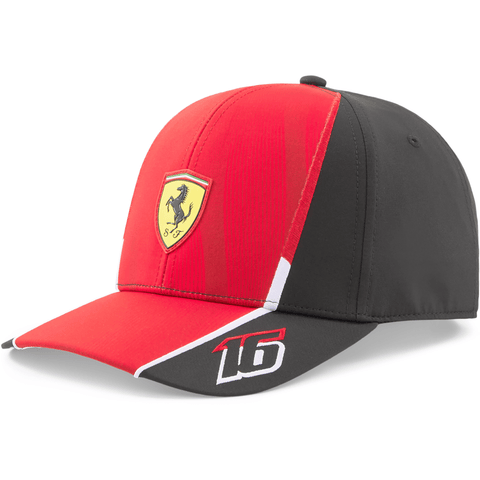 Ferrari F1 2023 Charles Leclerc Team Low Curve Brim Hat