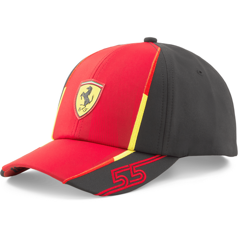 Ferrari F1 2023 Carlos Sainz Team Low Curve Brim Hat