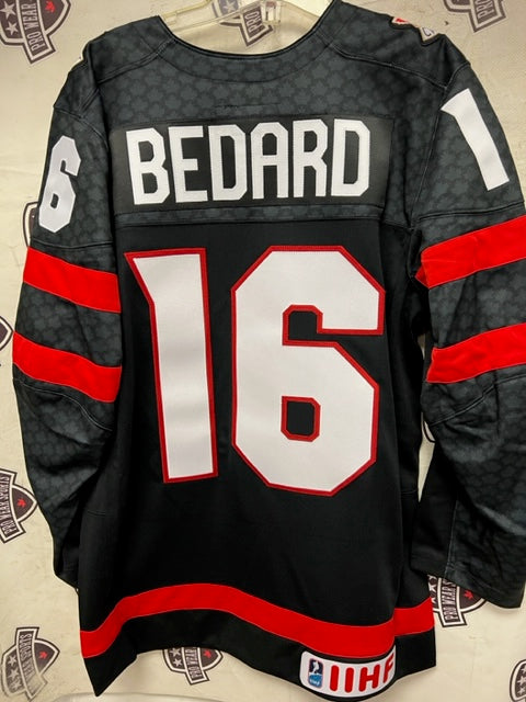 Connor Bedard Signed Team Canada Black Nike Jersey – CollectibleXchange