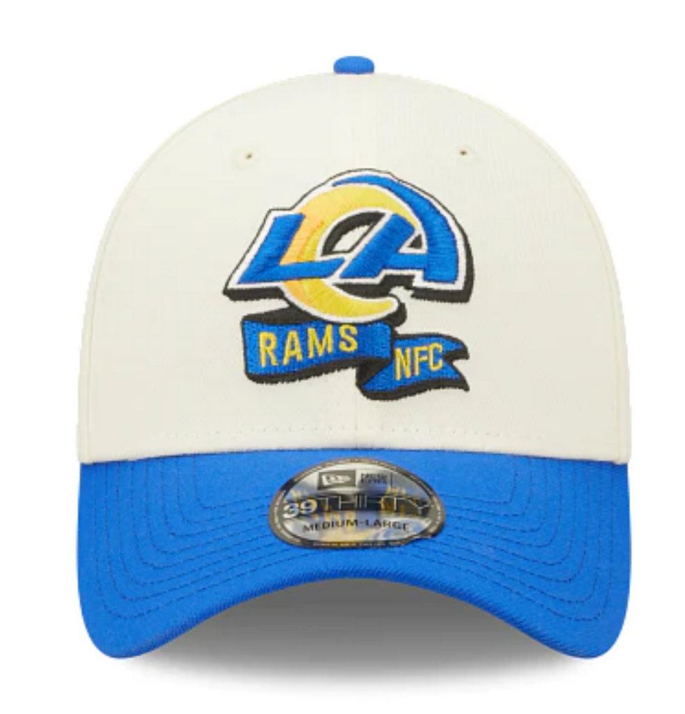 Los Angeles Rams New Era 2021 NFL Sideline Road 39THIRTY Flex Hat