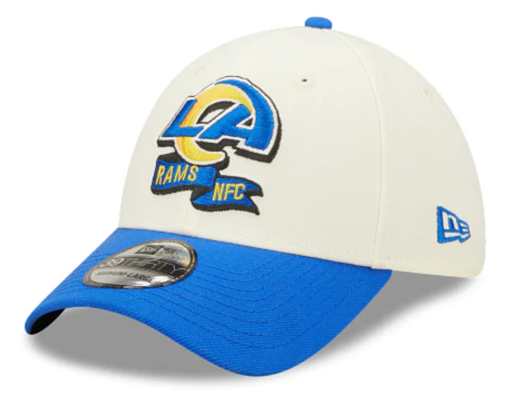 Los Angeles Rams New Era 2021 NFL Sideline Road 39THIRTY Flex Hat