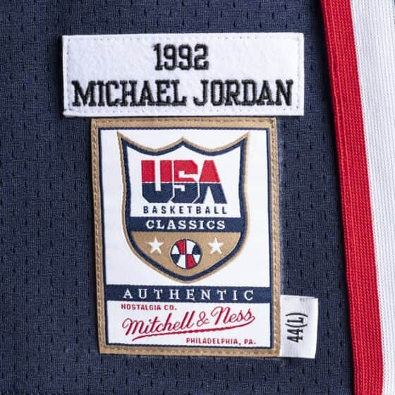 Michael Jordan Team USA 1992 Mitchell and Ness Authentic Blue