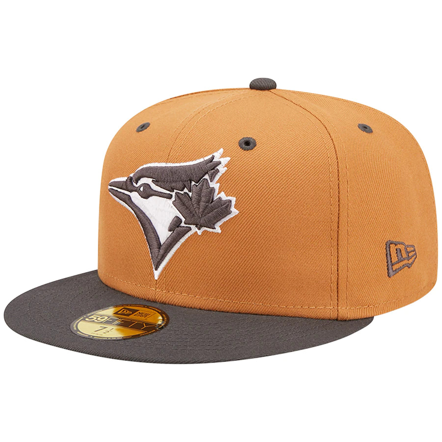 New Era Men's Light Blue, Brown Toronto Blue Jays 40th Anniversary Beach  Kiss 59fifty Fitted Hat In Light Blue,brown