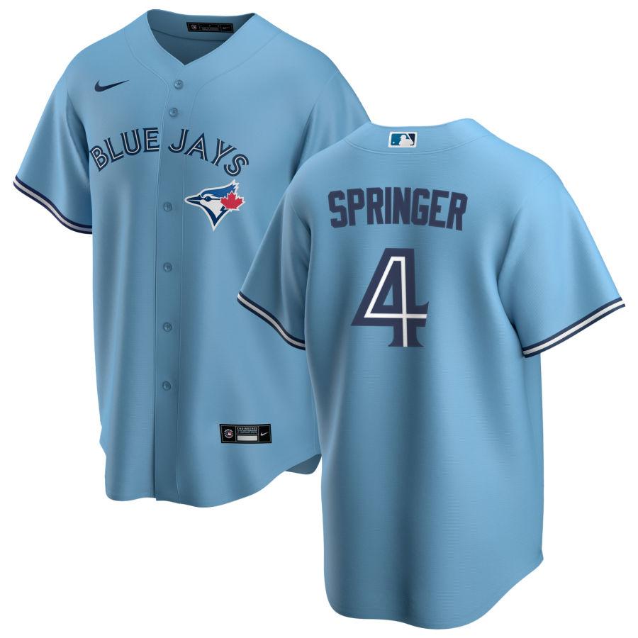 Toronto Blue Jays George Springer Nike Alternate Replica Gray Jersey