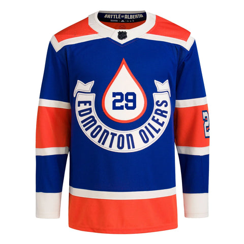  adidas Edmonton Oilers Primegreen Mens Authentic Home Jersey :  Sports & Outdoors