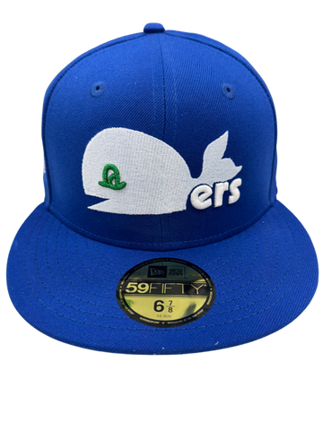 Hartford Whalers New Era Glowing Pucky The Whale  59FIFTY Fitted Hat