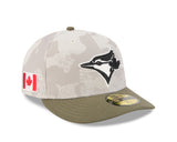 Toronto Blue Jays New Era Light Beige/Olive 2025 Armed Forces Day 59FIFTY Fitted Ha