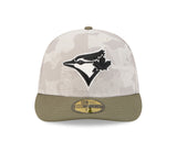 Toronto Blue Jays New Era Light Beige/Olive 2025 Armed Forces Day 59FIFTY Fitted Ha