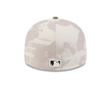 Toronto Blue Jays New Era Light Beige/Olive 2025 Armed Forces Day 59FIFTY Fitted Ha