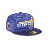 Houston Astros New Era Navy MLB Baseball City Connect Fan Pack 59FIFTY Fitted Hat