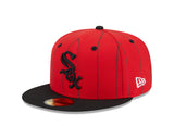 Chicago White Sox New Era Red/Black MLB Baseball City Connect Fan Pack 59FIFTY Fitted Hat