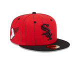 Chicago White Sox New Era Red/Black MLB Baseball City Connect Fan Pack 59FIFTY Fitted Hat