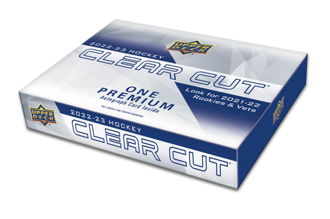2022-23 Upper Deck Clear Cut Hockey Hobby Box *Available In Store Only*