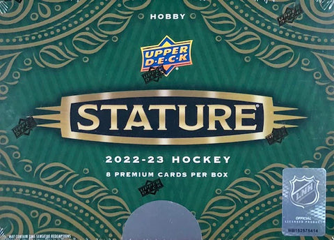2022-23 Upper Deck Stature Hockey Hobby Box *Available In Store Only*
