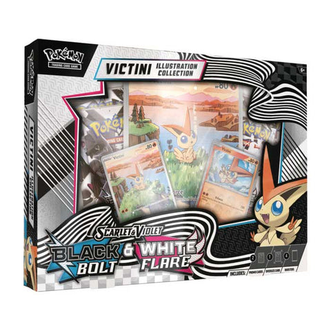 Pokémon TCG: Scarlet & Violet Black Bolt & White Flare Unova Victini Illustration Collection