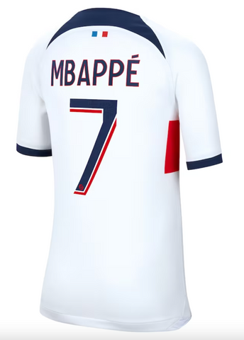 Paris Saint-Germain 2023/24 Away Nike Jersey PSG- Kylian Mbappe