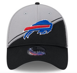 Buffalo Bills New Era 2023 Sideline 39THIRTY Flex Hat - Grey/Black