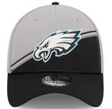 Philadelphia Eagles New Era 2023 Sideline 39THIRTY Flex Hat - Grey/Black