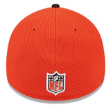 Cleveland Browns New Era 2023 Sideline 39THIRTY Flex Hat - Orange/Brown