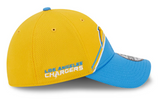 San Diego Chargers  New Era 2023 Sideline 39THIRTY Flex Hat - Gold/Sky Blue