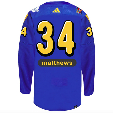 Ryan Reaves Adidas Toronto Maple Leafs X DREW HOUSE FLIPSIDE Alternate Pro Wear Sports