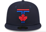 Toronto Blue Jays New Era Pure Blue 2024 City Connect 59FIFTY Fitted Hat