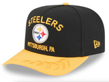 Pittsburgh Steelers New Era 2025 Draft 9FIFTY A-Frame Snapback