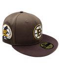 Boston Bruins New Era Vintage Walnut/Burnt Wood 59FIFTY Fitted Hat