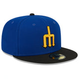 Seattle Mariners New Era 2023 City Connect 59FIFTY Fitted Hat - Royal/Black