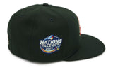 Team Canada New Era Black 4 Nations 59FIFTY Fitted Hat