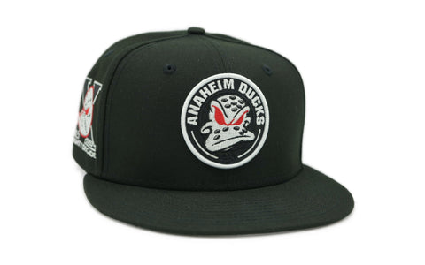 Anaheim Ducks New Era Black "Seeing Red" 59FIFTY Fitted Hat