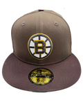 Boston Bruins New Era Vintage Walnut/Burnt Wood 59FIFTY Fitted Hat