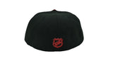 Chicago Blackhawks New Era Black/Red 59FIFTY Fitted Hat