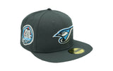 Toronto Blue Jays New Era Grey 30th Anniversary Side Patch 59Fifty Fitted Hat