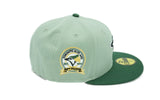 Toronto Blue Jays New Era Mint/Forrest 40th Anniversary Side Patch 59Fifty Fitted Hat