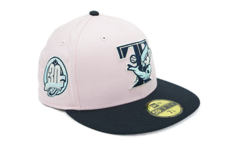 Toronto Blue Jays New Era Pink/Navy30th Anniversary Side Patch 59Fifty Fitted Hat