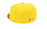 Toronto Blue Jays New Era Yellow/Brown With 30th Anniversary Side Patch Jay 59FIFTY Fitted Ha