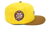 Toronto Blue Jays New Era Yellow/Brown With 30th Anniversary Side Patch Jay 59FIFTY Fitted Ha
